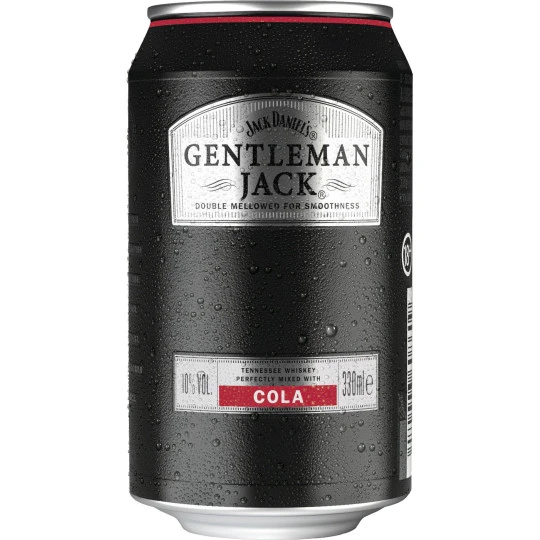 Daniel's Gentleman Jack & Cola 0,33L 3 Daniel's Gentleman Jack & Cola 0,33L